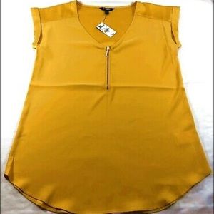 Express Gramercy Tee in Golden Yellow - S